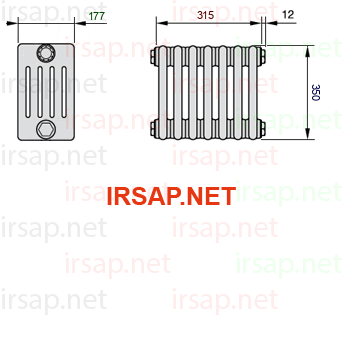 Радиатор IRSAP Tesi 50350/7 T23 CL 01